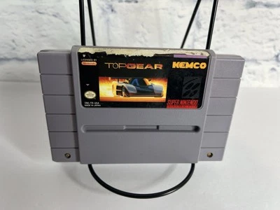 Top Gear (Super Nintendo SNES) Authentic Cleaned & Tested - Image 1 of 4
