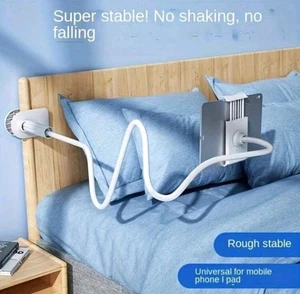 Folding Gooseneck Tablet Stand Mount Holder - white - Picture 1 of 3