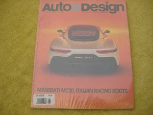 Auto & Design Magazine Maserati MC20 italian racing roots Nov/Dec 2020 SEALED - Picture 1 of 3