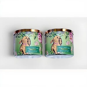 Bath & Body Works SWEET CARROT CAKE 3 Wick Candle X 2- Both New - Picture 1 of 1