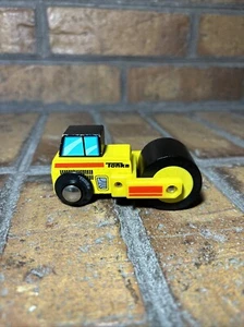 Tonka Wooden Construction Vehicle 3.25" Steamroller ✅ Toy Car Truck Excellent - Picture 1 of 9