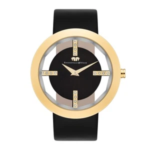 Rhodenwald Söhne Armband-Uhr Damen Lucrezia gold Echtleder Armbanduhren Damen