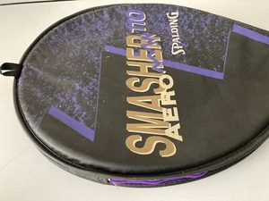 Tennis Racquet Spaulding Aero Smasher 110 & Zipper Cover - Picture 1 of 10