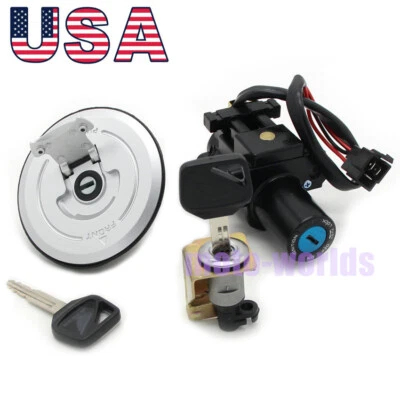 Lock Set Ignition Switch Fuel Cap for Honda CBR250R 2013-2018/ CBR300R 2015-2020 Foto 1 de 4