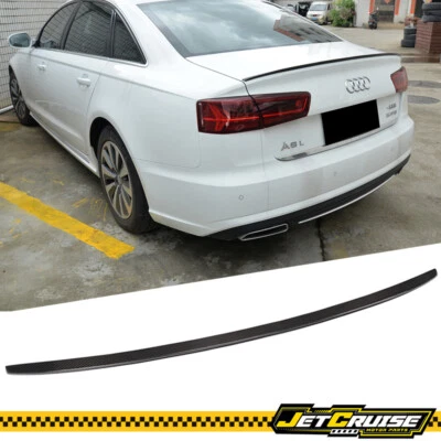 Alerón trasero de fibra de carbono para Audi A6 C7 sedán estilo S6 12-17 Foto 1 de 4