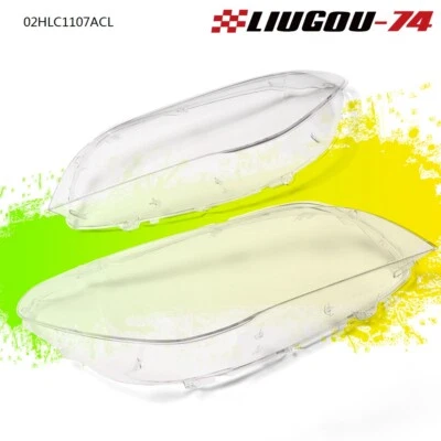 Cubierta de lente de lámpara de faro transparente lateral derecho e izquierdo apta para BMW Serie 7 F01/F02 Foto 1 de 4