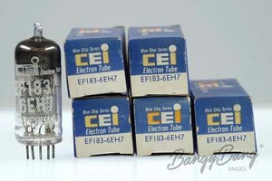 5 Vintage CEI 6EH7/EF183/6К13П Noval Pentode Audio Vacuum Tube Valve- Bangybang - Picture 1 of 1