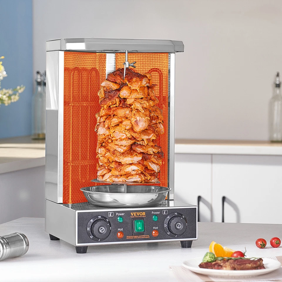 Stainless Steel Shawarma Grill/Gas Machine Vertical Gyro/2 Burner Gyro - Image 1 of 1