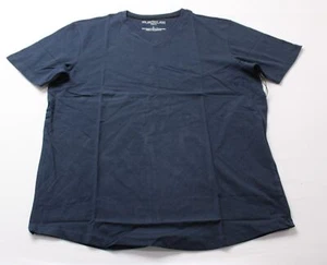 The Perfect Jean NYC Men's Organic Cotton V-Neck T-Shirt CG2 Navy Large NWT - Picture 1 of 5