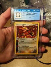 Team Magma's Aggron - 7/95 2004 Holo Pokemon CGC 5.5 