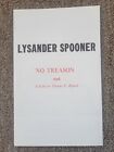 No Treason by Lysander Spooner paperback new