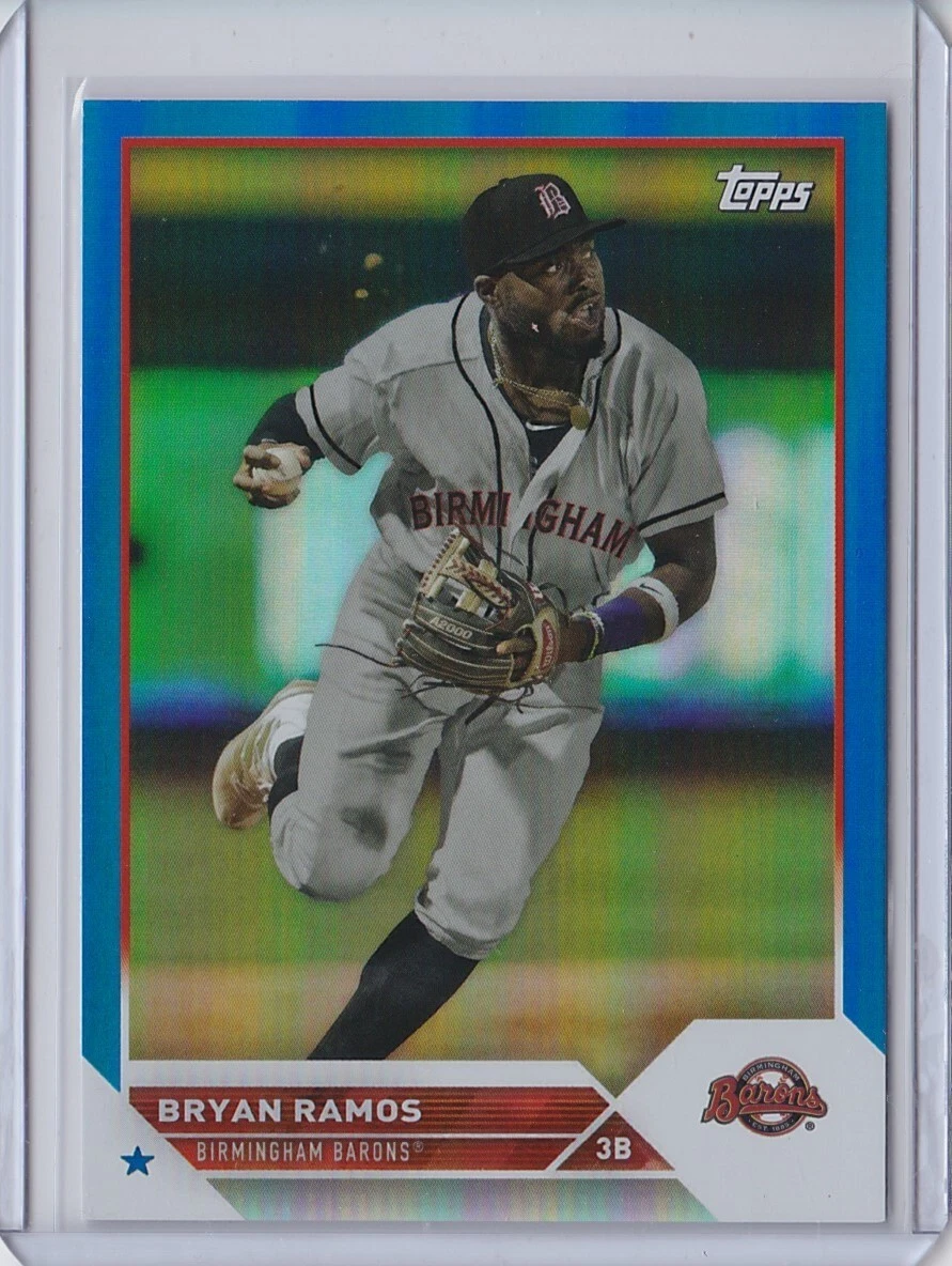 2023 Topps Pro Debut BRYAN RAMOS Barons Chicago White Sox BLUE FOIL #'d /150
