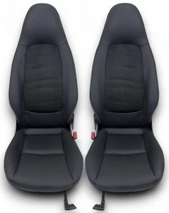 Rivestimenti Sedili Riferimenti Similpelle Nero per Smart 451 Fortwo Coupé e - Bild 1 von 13