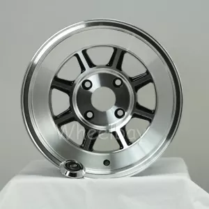 4 ROTA WHEEL SHAKOTAN 2) 15x8 & 2) 15x9 4X114.3 0 FRBLK - Picture 1 of 5