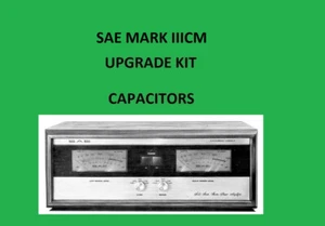 Power Amplifier SAE MARK IIICM Repair KIT - all capacitors - Picture 1 of 16