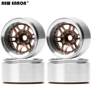 Aluminum Negative Offset 1.9" Beadlock Wheel Rim for 1/10 RC SCX10 TRX4 Redcat - Picture 1 of 59