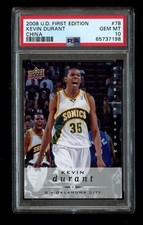 2008-09 Upper Deck First Edition China Kevin Durant 2nd year #78 PSA 10 Gem Mint