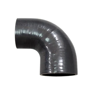 Black Silicon Hose 3" 90 Degree Coupler for Turbo Intercooler Pipe 3 inch Elbow - Picture 1 of 1