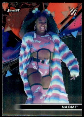 2021 Topps Finest WWE Naomi #25 - Image 1 of 2