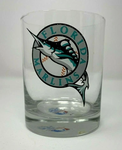 Florida Marlins MLB Baseball Rocks Glass Cover