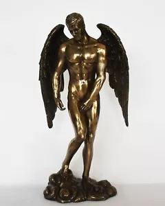 Fallen Angel - Cast Out of Heaven or Sinned - Cold Cast Bronze Resin - Picture 1 of 8