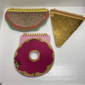 bullseye playground 3 sequence blank notepads taco donut pepperoni pizza sketch - Picture 1 of 7