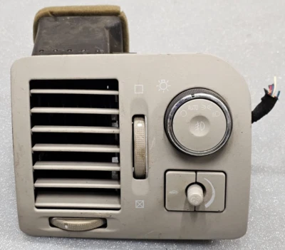 🔥06-11 Cadillac DTS Dash Left Driver Master AC A/C Air Vent Heater Panel Tan Foto 1 de 4