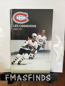 L1 1980/81 LES CANADIENS MONTREAL Annuario di hockey - Foto 1 di 1