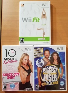 Paquete de juegos Wii Fit lote de 3 juegos solución de 10 minutos, el desafío de los perdedores más grande - Imagen 1 de 12