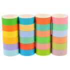  24 Rolls Adhesive Tape Japanese Paper Macaron Color Scarpbook Sticker