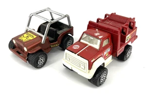 Oldtimer Tonka Jeep und Watertown Feuerwehrauto Pumper Einheit 4 Stück - Bild 1 von 18