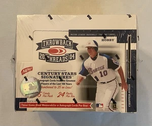 2004 Donruss Throwback Threads MLB Baseball Hobby Box Factory Sealed - Picture 1 of 8
