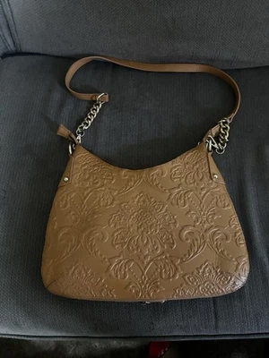 Tiffany & Fred Париж сложный кожаный женщин богемное верблюд Дамская сумка инструмент  - Изображение 1 из 3