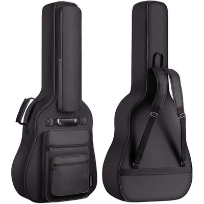 Bolsa de Guitarra Acústica 40-41" Gruesa Acolchado Impermeable Bolsa de Concierto con Correas Foto 1 de 4