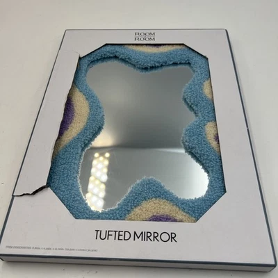 "Espejo acolchado multicolor por habitación 2 habitaciones nuevo 12""x9""" Foto 1 de 4