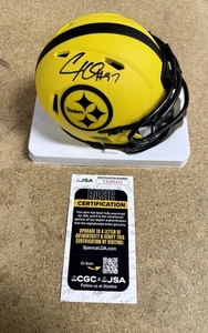 Cam Heyward Signed Pittsburgh Steelers Rave Mini Helmet With JSA COA - Picture 1 of 5