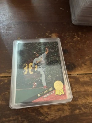 1993 Leaf - Ray Lankford #297 - Image 1 of 2