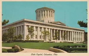 State Capitol, Columbus, Ohio Postcard Chrome White border - Picture 1 of 2