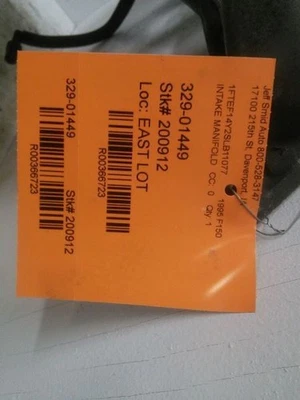 Intake Manifold 4.9L 6-300 Upper California Fits 87-96 FORD E150 VAN 366723 - Image 1 of 4