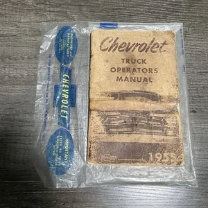 Vintage 1955 Chevrolet Truck Operator's Owner's Manual - Missing Pages - Picture 1 of 7