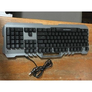 Monster Wired Gaming Keyboard Backlit with Rainbow Lights - Picture 1 of 3