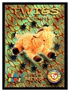 1999 Ty Beanie Babies III #48 Twigs the Giraffe - Bild 1 von 2