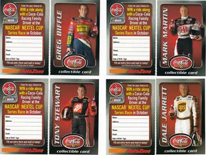 2006 Coca Cola Auto Zone Near-Complete 3/4 card set BV$6! (Sorry, no Stewart!) - Picture 1 of 1