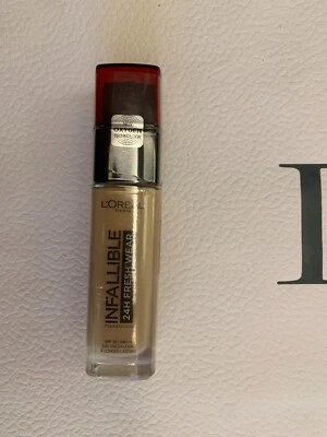 L'oreal Paris Infallibale 24H Fresh Wear Foundation 120 Vanilla - Image 1 of 4