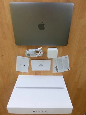 Apple MacBook 12" 1.1Ghz 256GB SSD 8GB RAM Space Gray A1534 - Image 1 of 4