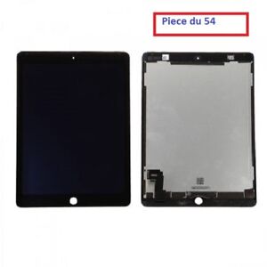 ECRAN LCD COMPLET + VITRE TACTILE pour iPad AIR 2 IPAD AIR2 NOIR A1566-A1567