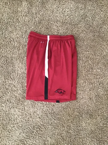 Nike Dri Fit Arkansas Razorbacks Basketball Practice Shorts XL Cover