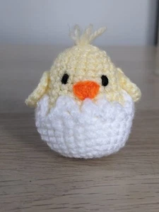Handmade Crochet Chick 🐣🐣 Key chain - Picture 1 of 2