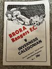 Brora Rangers V Inverness Caledonian 14Th March 1980?S Match Programme