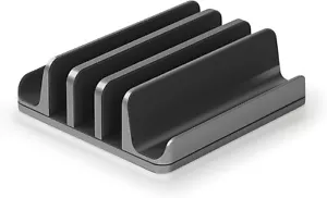 Elestoria Adjustable Multiple Laptop Vertical Stand Holds 5 Devices - Black - Picture 1 of 6